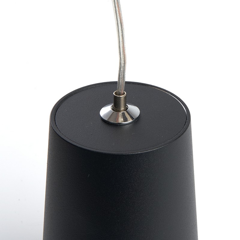 Подвесные светодиодные светильники Светильник подвесной Feron ML1838 Barrel BELL levitation MR16 черный 48421 