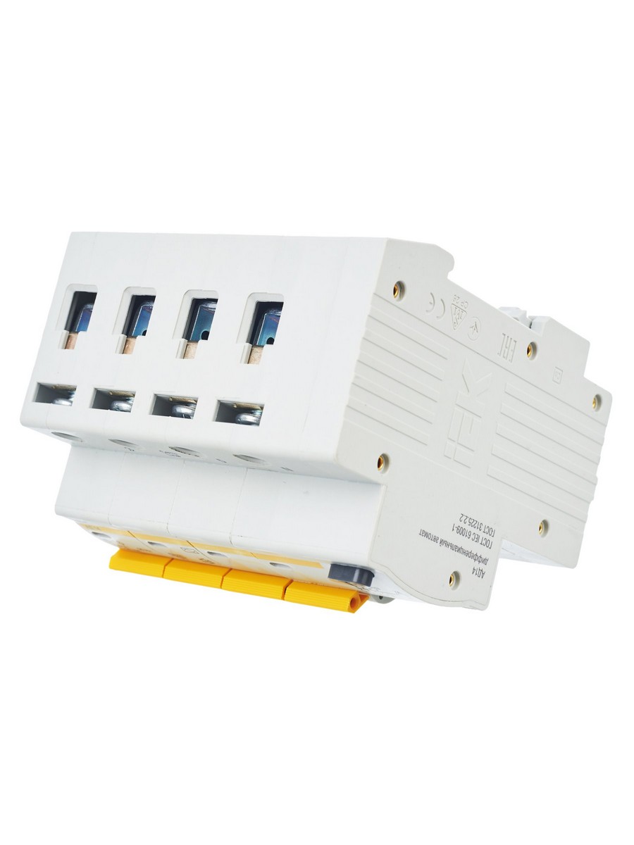 IEK Дифференциальный автоматический выключатель IEK KARAT АД14 4P 16A 30мА MAD10-4-016-C-030 