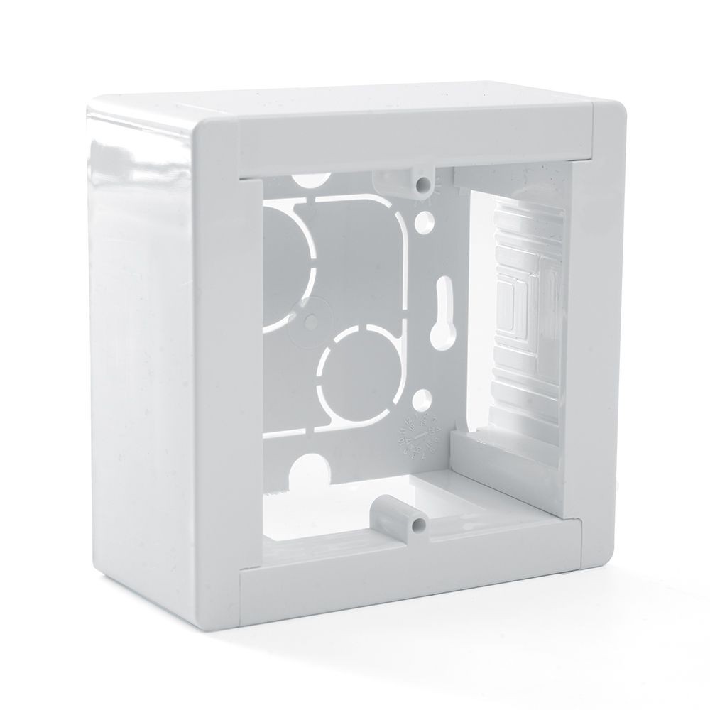 Коробка монтажная подъемная Stekker EBX20-04-1 для открытой установки 88*88*42,5мм, белый (К-440) 39928