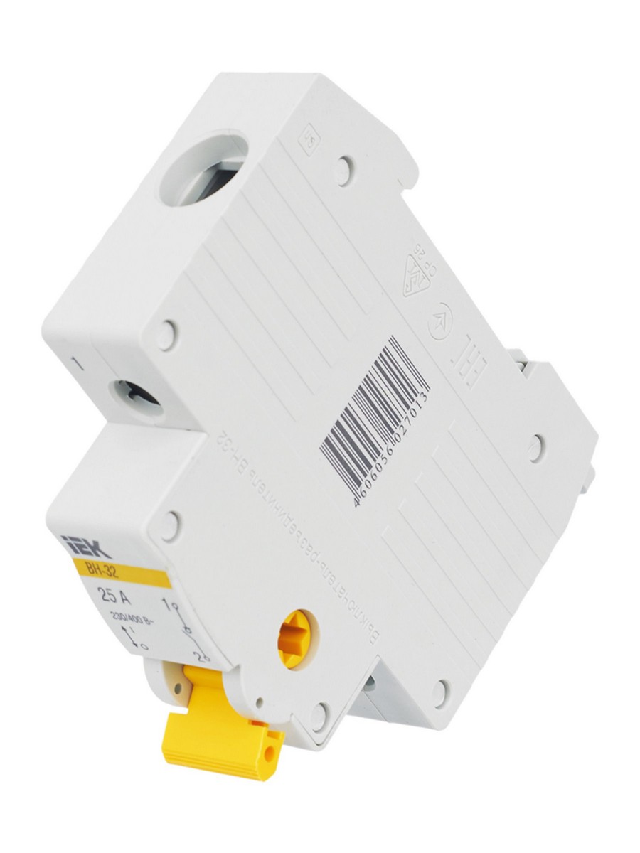 IEK Выключатель нагрузки IEK KARAT (мини-рубильник) ВН-32 1Р 25А MNV10-1-025 