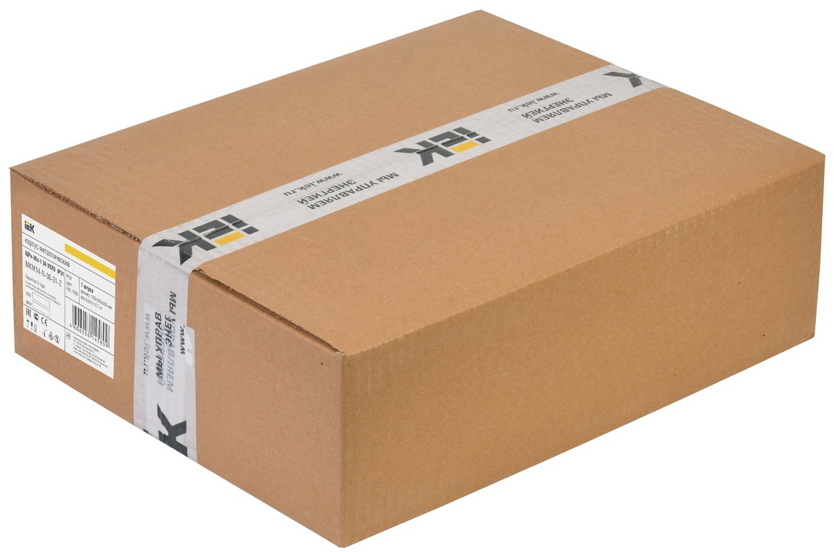 Металлические щиты и корпуса Корпус металлический IEK TITAN 3 ЩРн-36 (540х310х120мм) IP31 MKM14-N-36-31-Z 