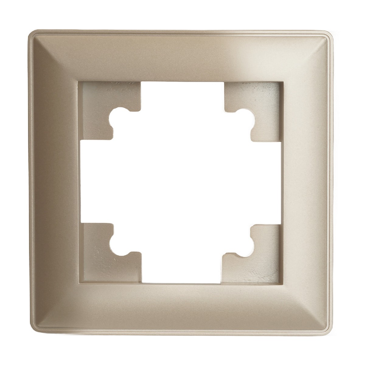 Катрин - Розетки и выключатели Stekker Рамка STEKKER 1-местная Катрин пластик шампань PFR00-7001-02 39802