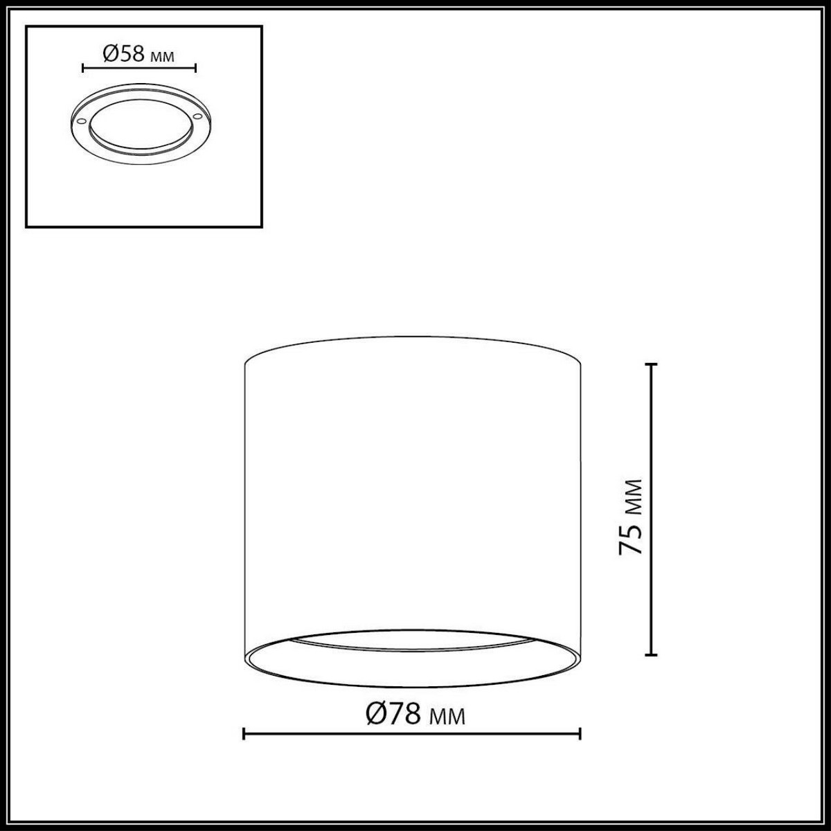 Накладные светодиодные светильники Потолочный светильник ODEON LIGHT 7128/8CL OBEN 