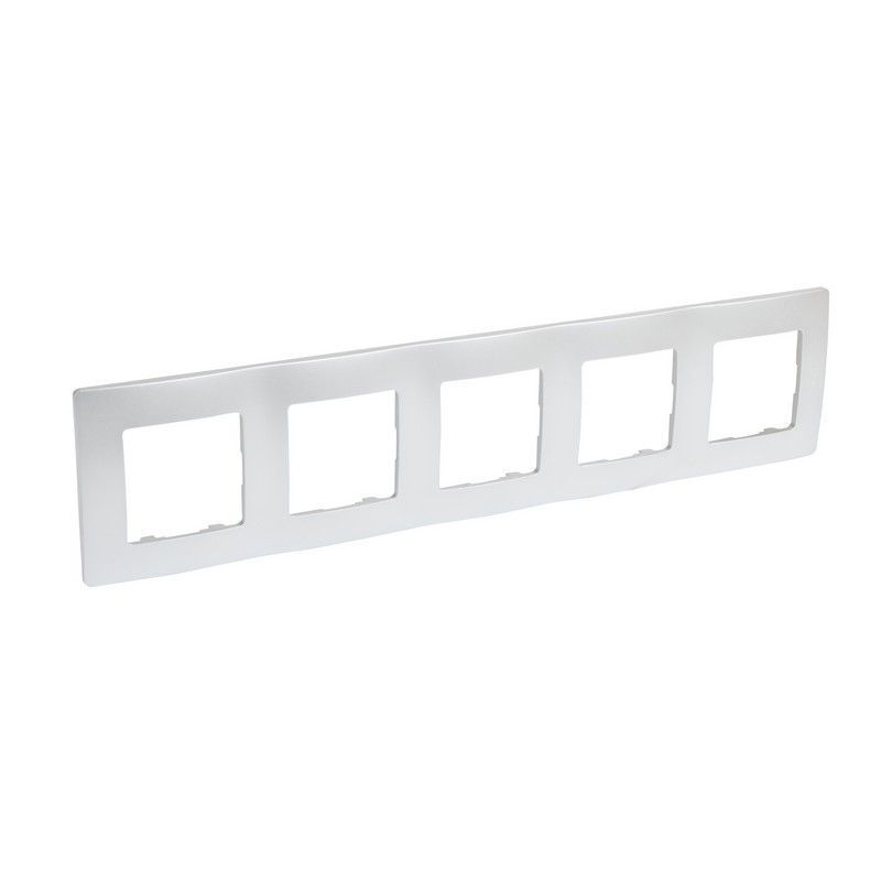 Legrand Etika Алюминий Рамка Legrand Etika алюминий 5-ая 672555