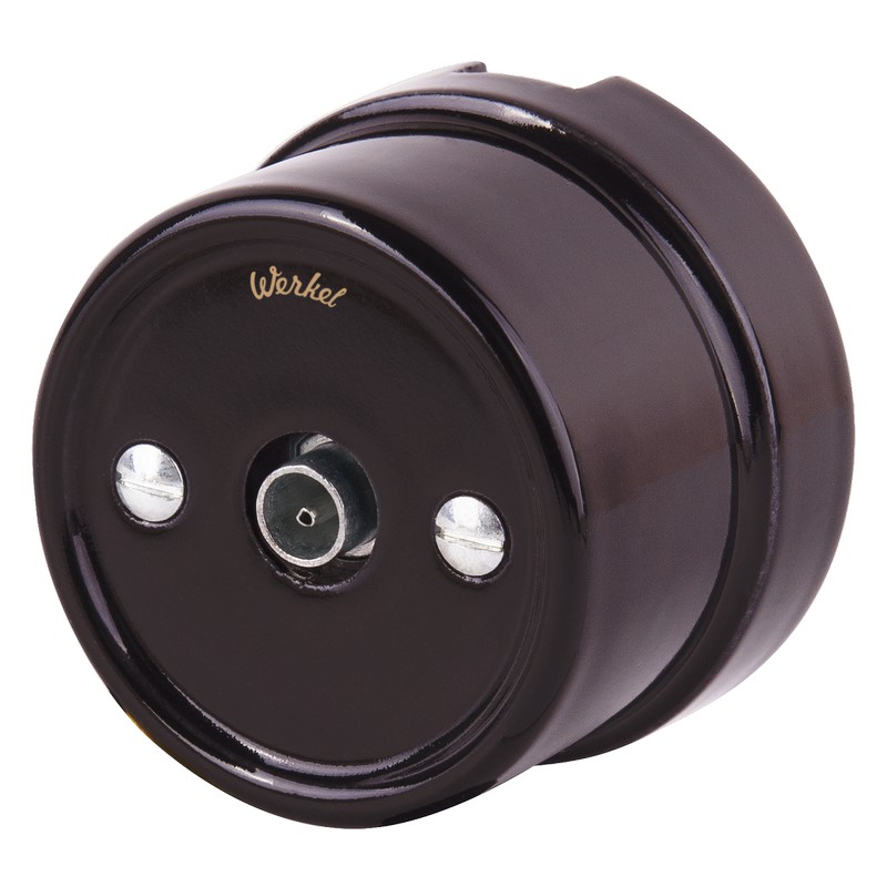 Werkel Ретро ТВ розетка Werkel ретро WL18-02-05 (коричневый)