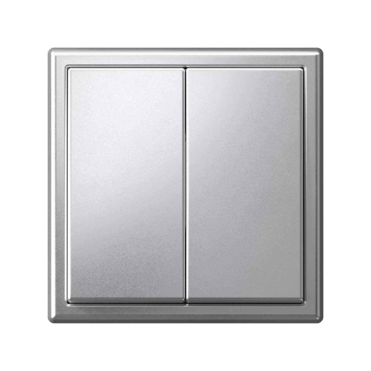 ArtGallery Алюминий Выключатель Systeme Electric ArtGallery Алюминий 2-клавишный кнопочный  GAL000317