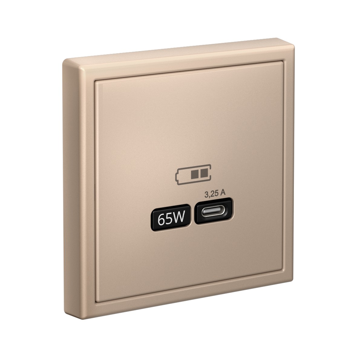 ArtGallery Песочный USB Розетка Systeme Electric ArtGallery Песочный тип-С 65Вт высокоскор.заряд. QC PD GAL001227