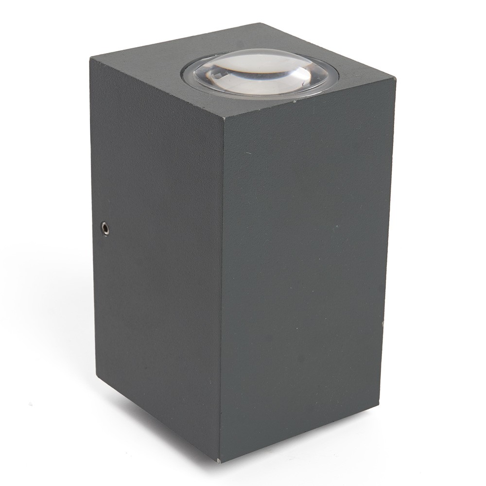 Уличные настенные светильники Светильник уличный светодиодный Feron DH055 2*5W 800Lm 4000K серый 48488