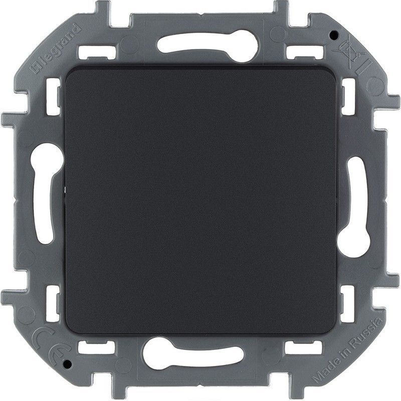 Legrand Inspiria Антрацит Переключатель Legrand INSPIRIA Антрацит одноклавишный 10 AX 250 В 673653