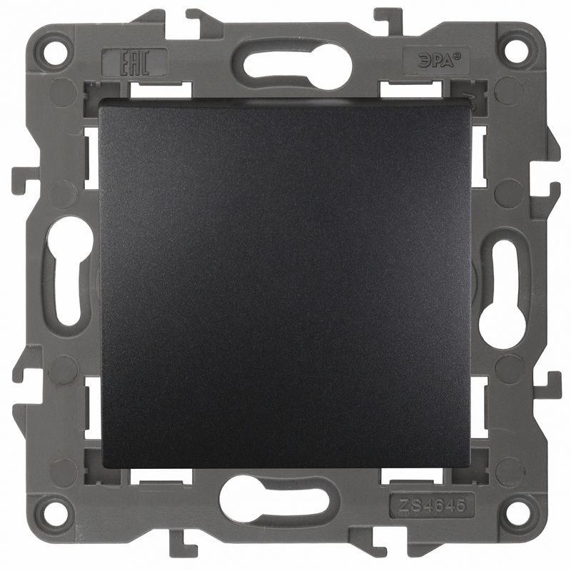 Розетки и выключаиели ЭРА Elegance Антрацит Переключатель ЭРА Elegance Антрацит 1-кл 14-1103-05 Б0034227