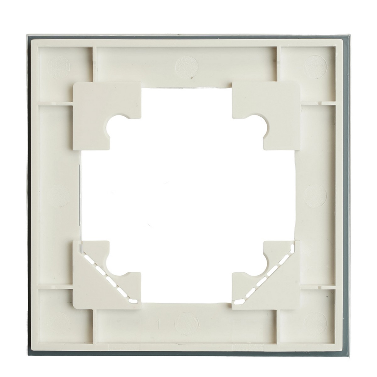 Катрин - Розетки и выключатели Stekker Рамка STEKKER 1-местная для сенсорных механизмов подсветки стекло GFR00-7001-01S Катрин белый 50303