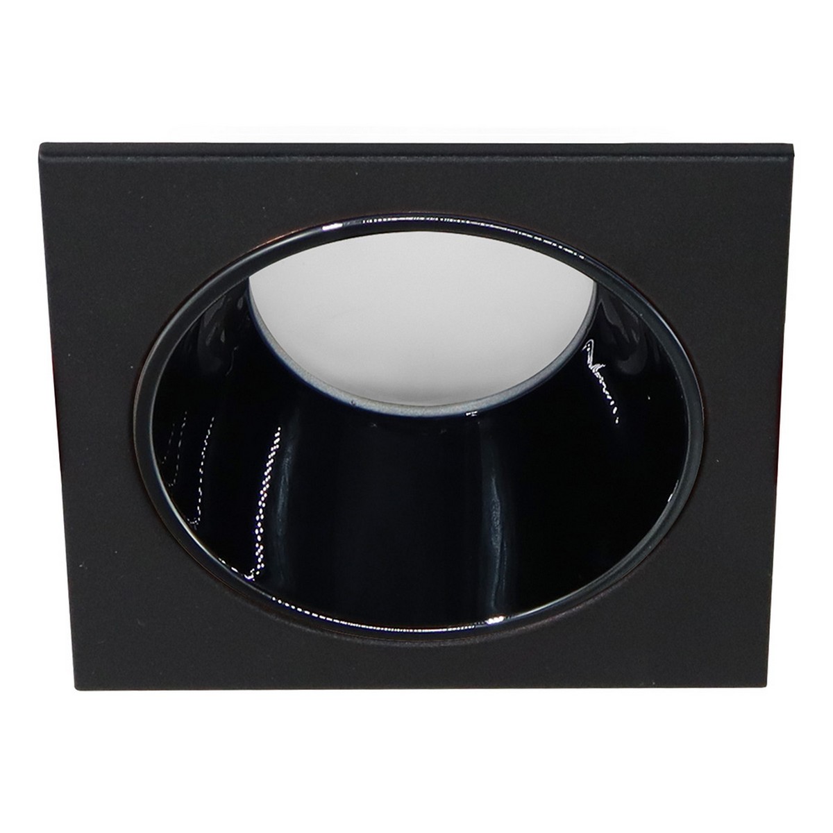 Встраиваемые светодиодные светильники Светильник встраиваемый Feron DL3112 потолочный MR16 G5.3 черный + черный хром 51408