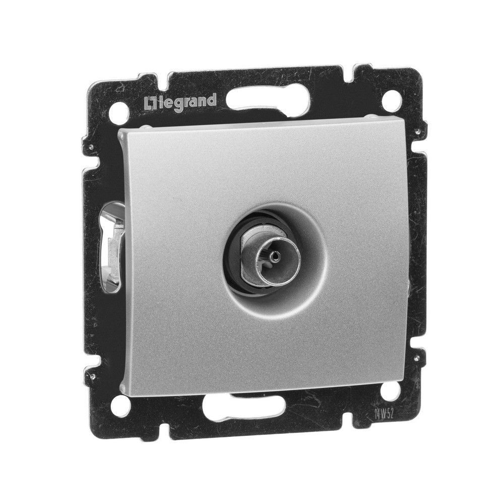 Legrand Valena Classic Алюминий Розетка TV Legrand Valena Алюминий единственная 1,5 дБ 770129