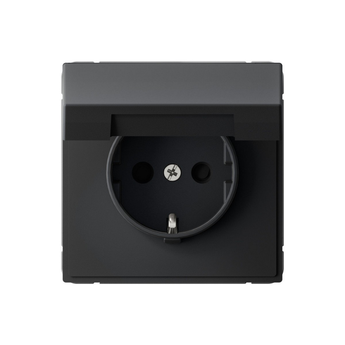ArtGallery Карбон Розетка SE ArtGallery Карбон с заземл. со шторк. с крышк., 16А, IP20 быстрозажим. клем. GAL001046S