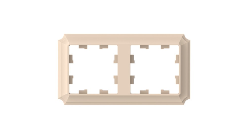 AtlasDesign Рамки Antique Рамка Systeme Electric AtlasDesign Antique Песочный 2-ая, универсальная ATN101202