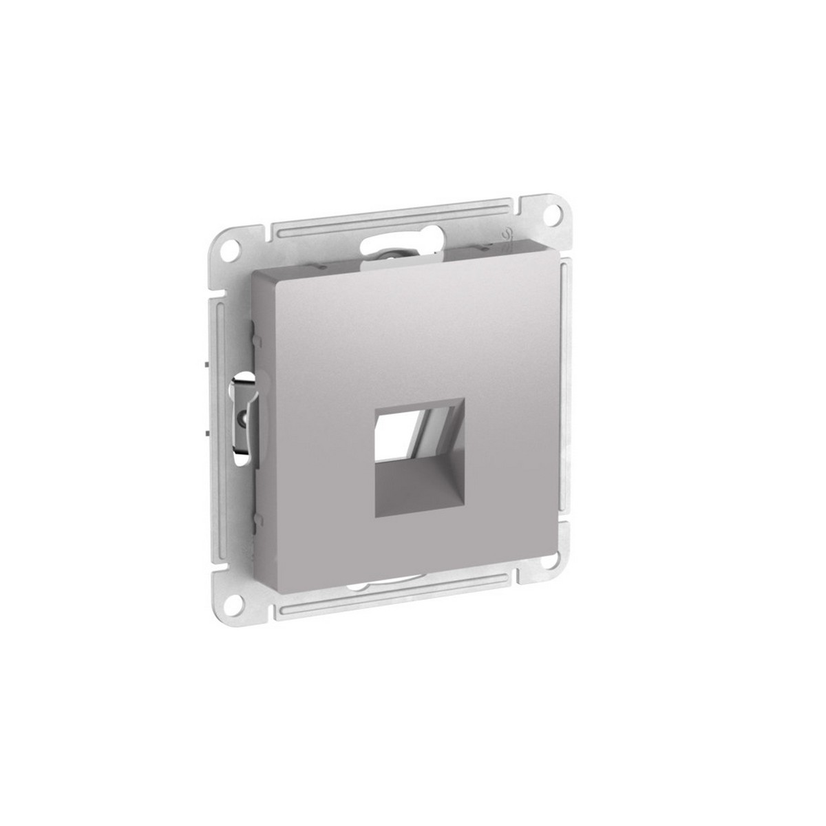 AtlasDesign Алюминий Накладка Systeme Electric AtlasDesign Алюминий для информационных функций Keystone