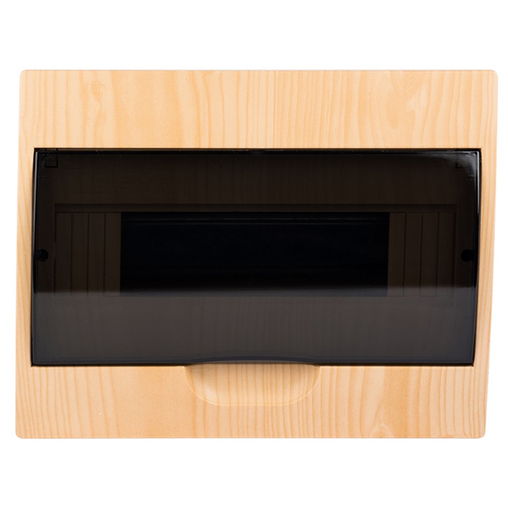 Пластиковые боксы и щиты EKF Щит EKF PROxima распределительный навесной ЩРН-П-12 светлое дерево IP41 pb40-n-12-light