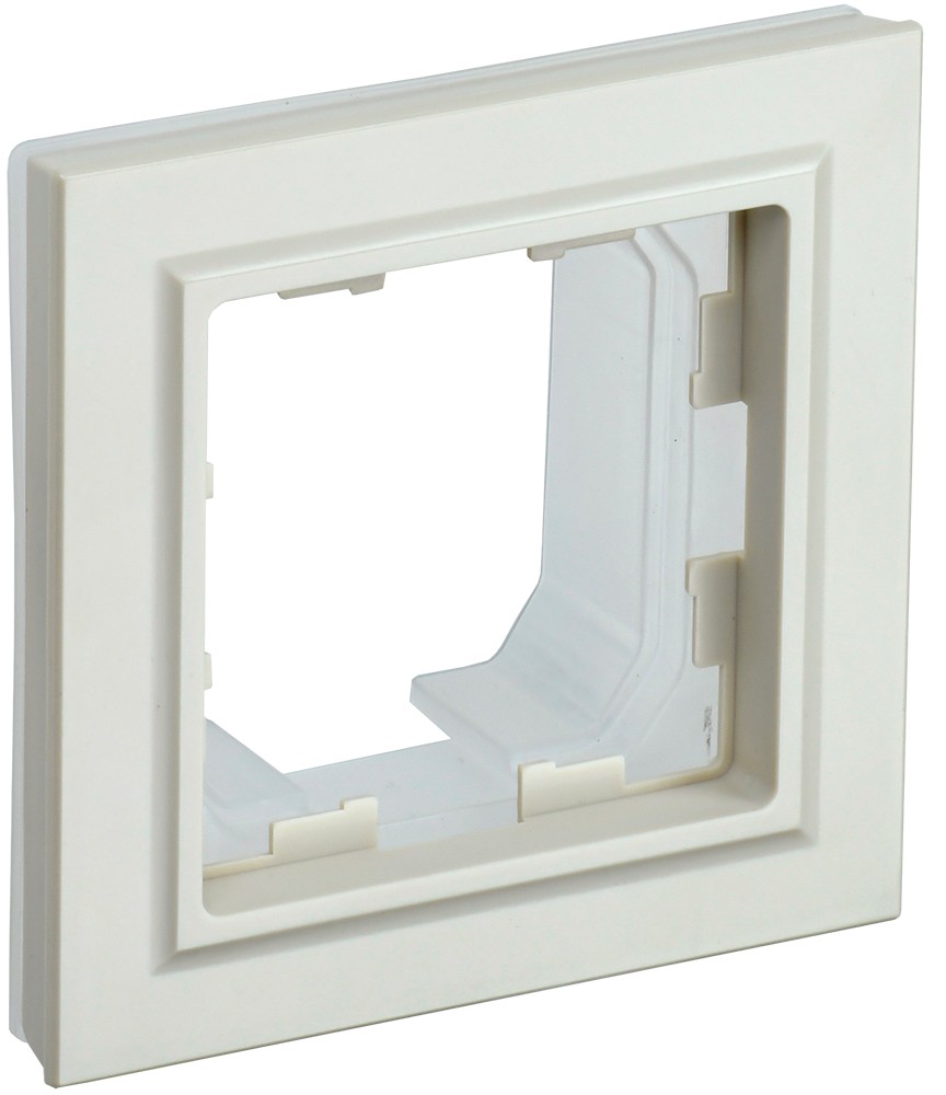 IEK Brite Рамки Рамка IEK BRITE 1-местная IP44Р У-1-БрКр-44 бежевый BR-M12-44-K10