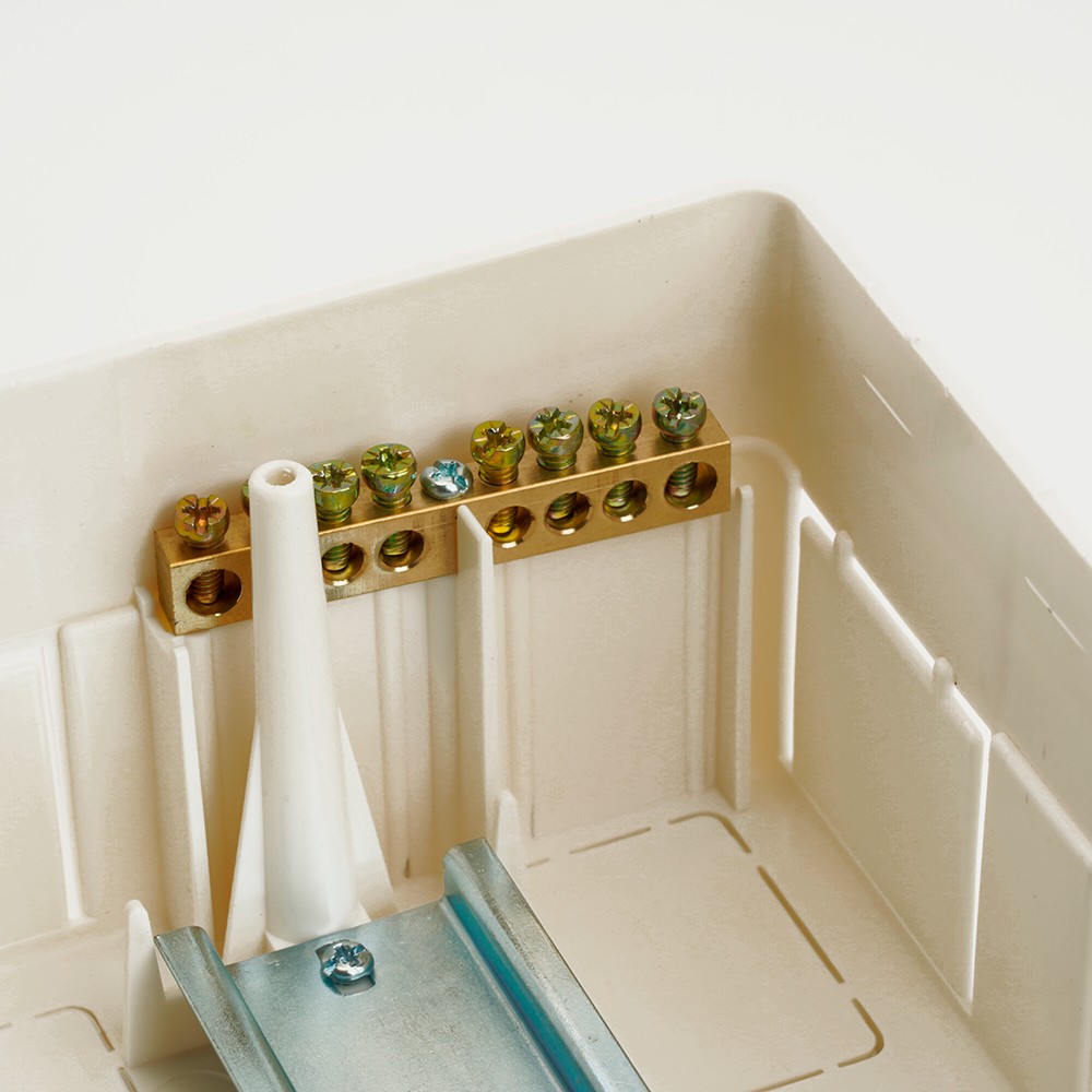 Пластиковые боксы и щиты Stekker Бокс встраиваемый STEKKER EBX50-2/24-20 24 модуля белый пластик серия Standart 49639