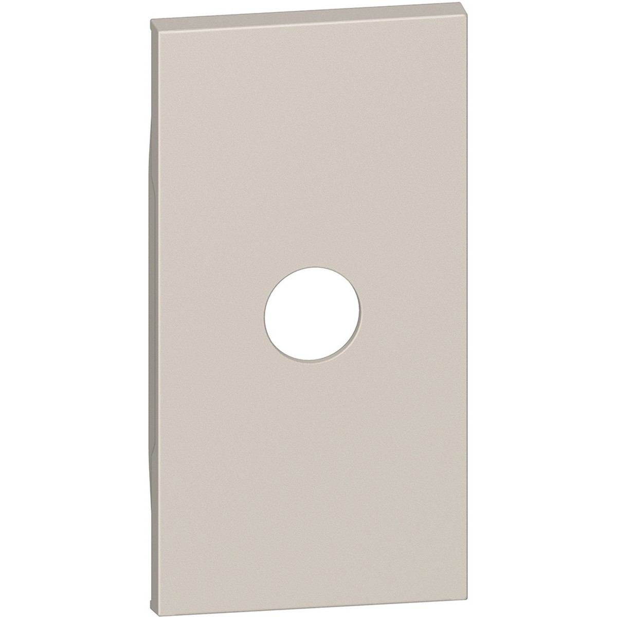 Bticino Living Now лицевые панели Песочные Лицевая панель BT Living now Песочный для TV розеток и каб выводов с 1 отверстием 2 мод KM08M2