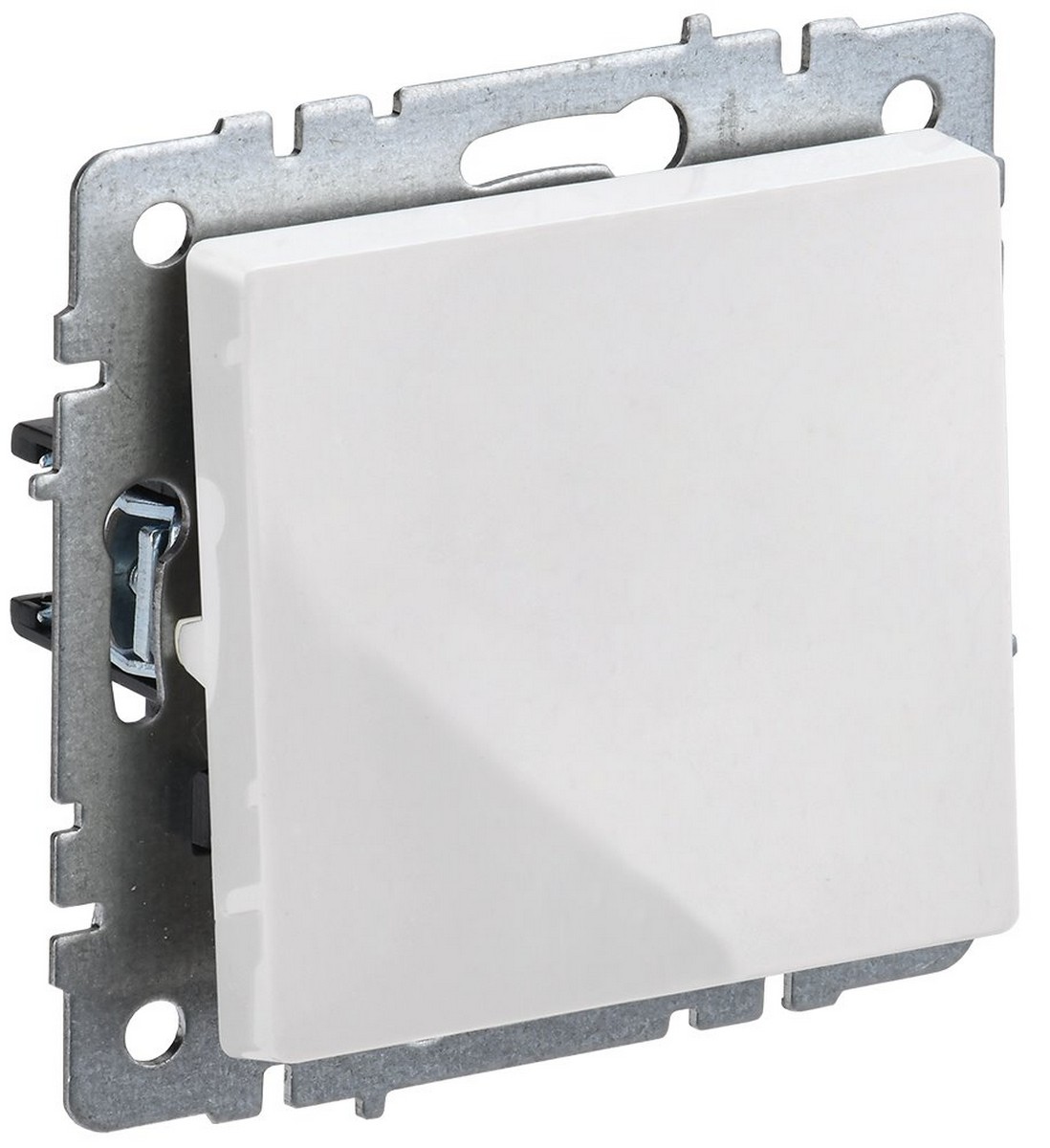 IEK Brite Белый Выключатель IEK BRITE 1-клавишный 10А ВС10-1-0-БрБ белый BR-V10-0-10-K01