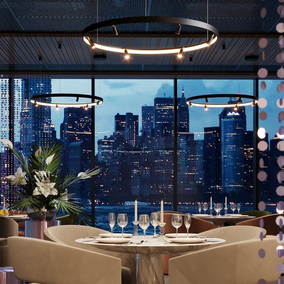 Подвесные светодиодные светильники Подвесной светильник ODEON LIGHT 4317/93L FONDA 