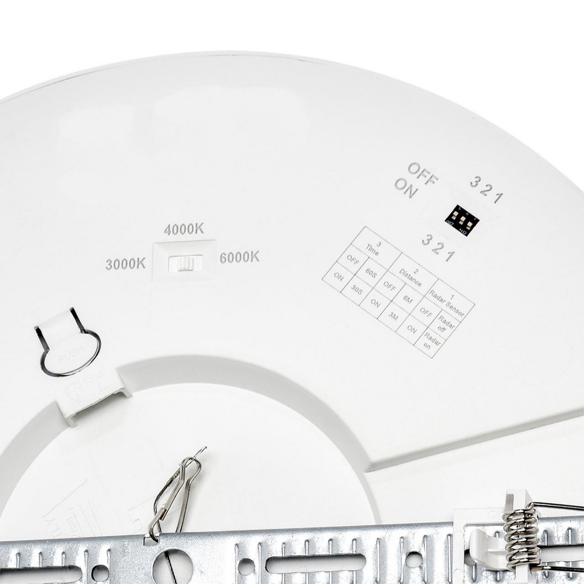 Накладные светодиодные светильники Светильник потолочный СОНЕКС 7790/24L NEBULA WHITE 