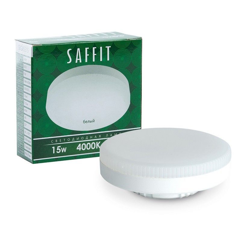 GX70, GX53 Лампа светодиодная SAFFIT SBGX5315 GX53 15W 2700K 55191 