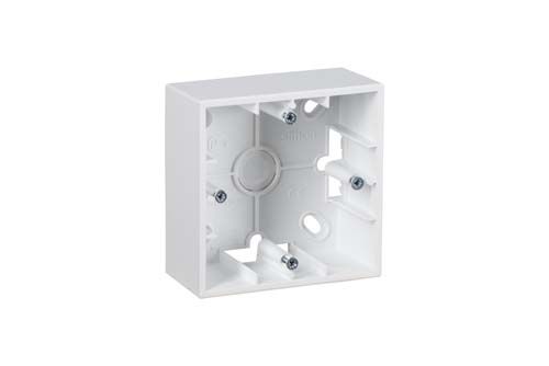 Розетки и выключатели Simon 15 Белый Коробка наружного монтажа Simon 15 Белая 1-ая 1590751-030