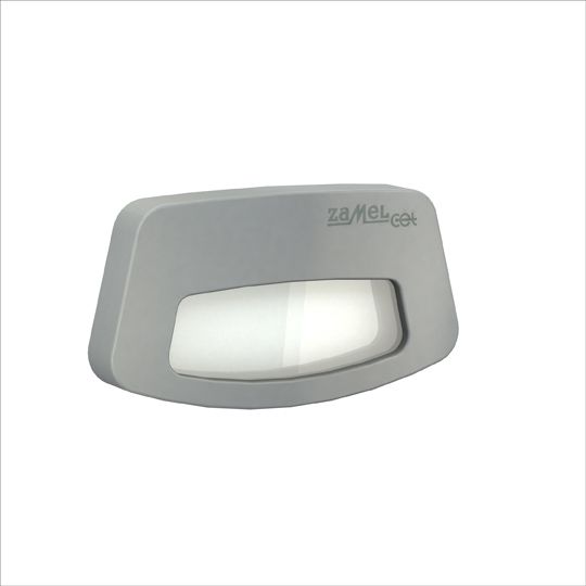 Встраиваемые светодиодные светильники Светильник для лестницы Zamel TERA Алюминий/Тепл.бел. на стену 14V DC 03-111-12