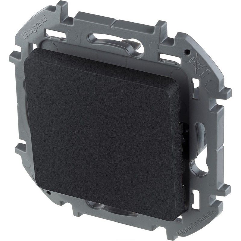 Legrand Inspiria Антрацит Переключатель Legrand INSPIRIA Антрацит промежуточный винтовые клеммы 10 AX 250 В 673683