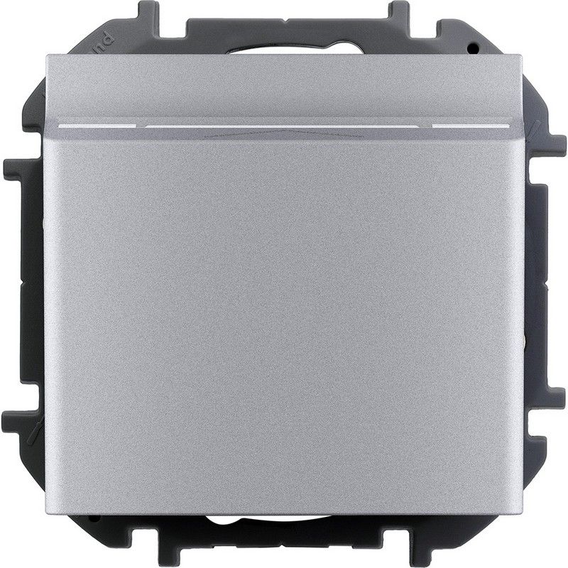 Legrand Inspiria Алюминий Выключатель Legrand INSPIRIA Алюминий для гостиничных номеров 673802