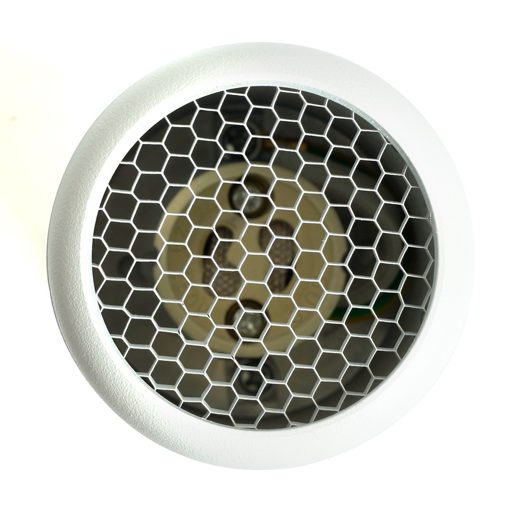 Светильники споты светодиодные Светильник спот потолочный Feron HL364 Barrel ECHO 12W GX53 белый с антибликовой сеточкой 48399 