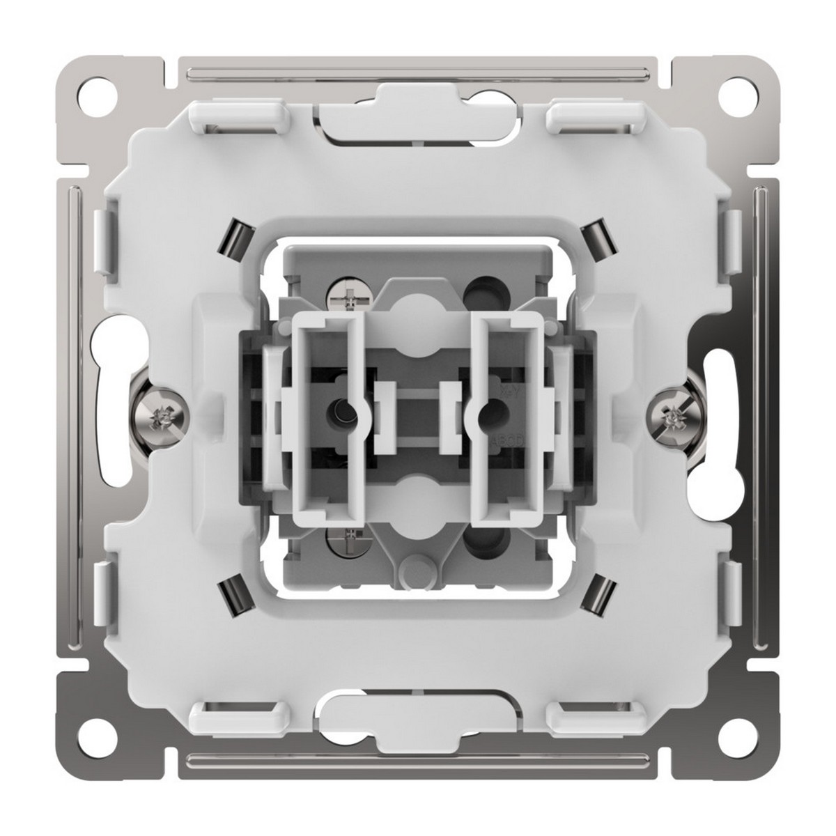 ArtGallery Сталь Выключатель Systeme Electric ArtGallery Сталь 2-клавишный для жалюзи  GAL000919