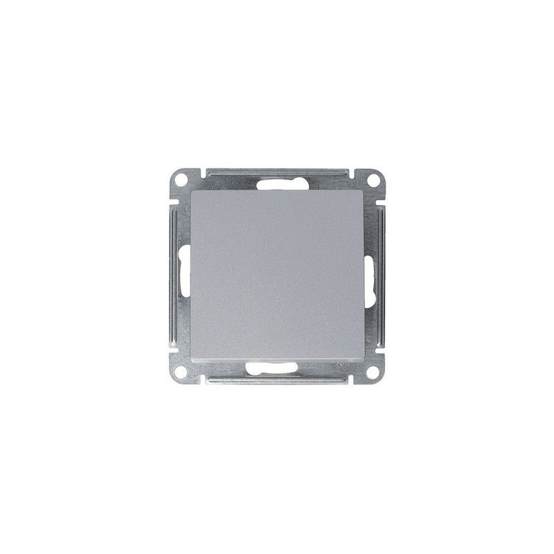 AtlasDesign Алюминий Переключатель 1-клавишный, Systeme Electric AtlasDesign Алюминий сх.6, ATN000361