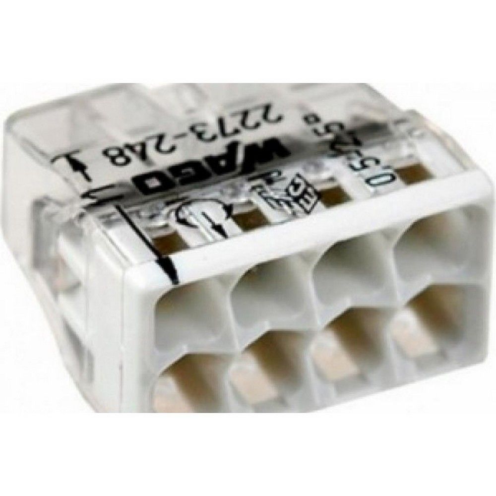 WAGO клемма с пастой 2275-248 8Х2,5мм2 медь-алюминий