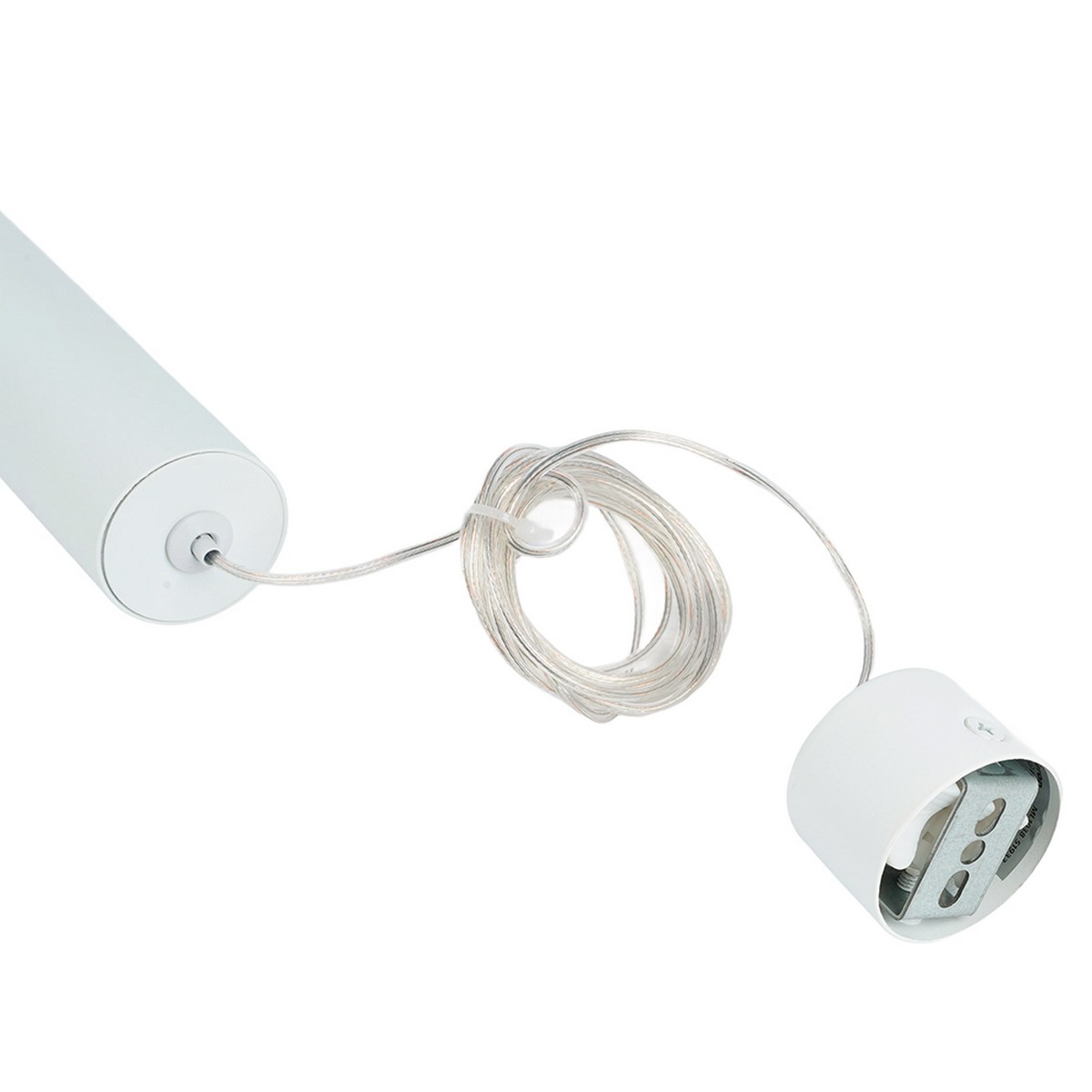 Подвесные светодиодные светильники Светильник Feron потолочный ML1038 Barrel levitation на подвесе MR11 35W , белый 40*250 51933 