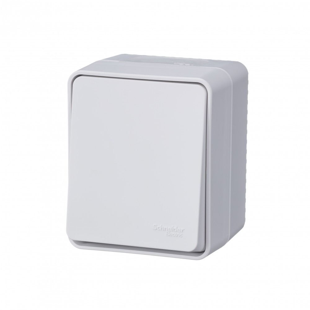 AtlasDesign Белый Переключатель 1-клавишный Systeme Electric AtlasDesign Profi54 наружный Белый IP54 ATN540161