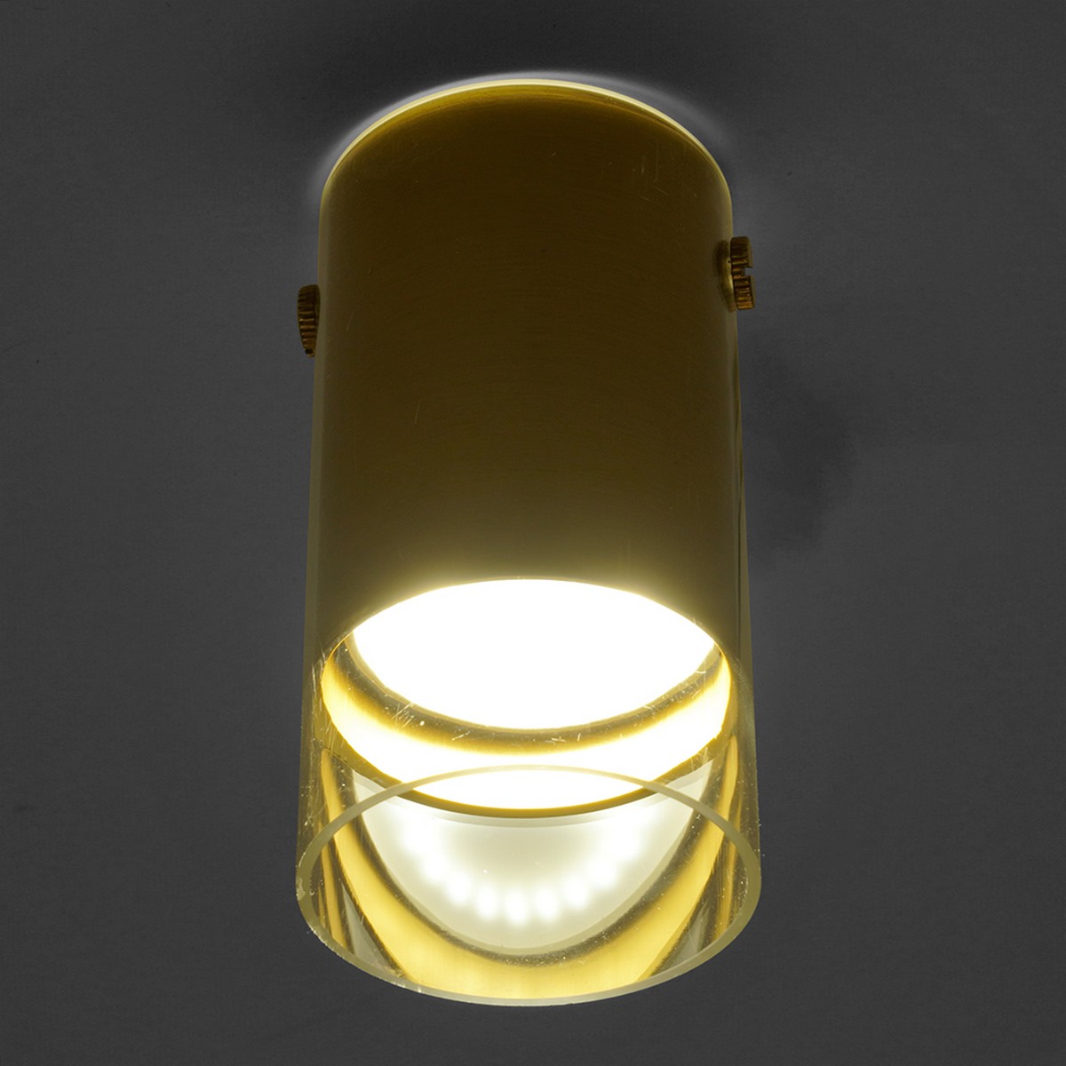 Светильники споты светодиодные Светильник потолочный Feron ML189 Barrel LUMINA MR16 GU10 35W 230V золото 48745 