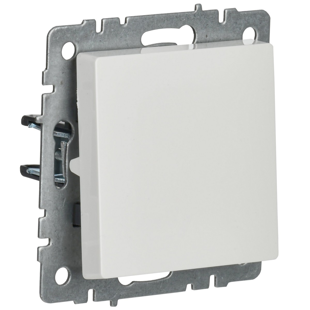 IEK Brite Белый Выключатель IEK BRITE 1-клавишный 10А ВС10-1-0-БрБ белый BR-V10-0-10-K01