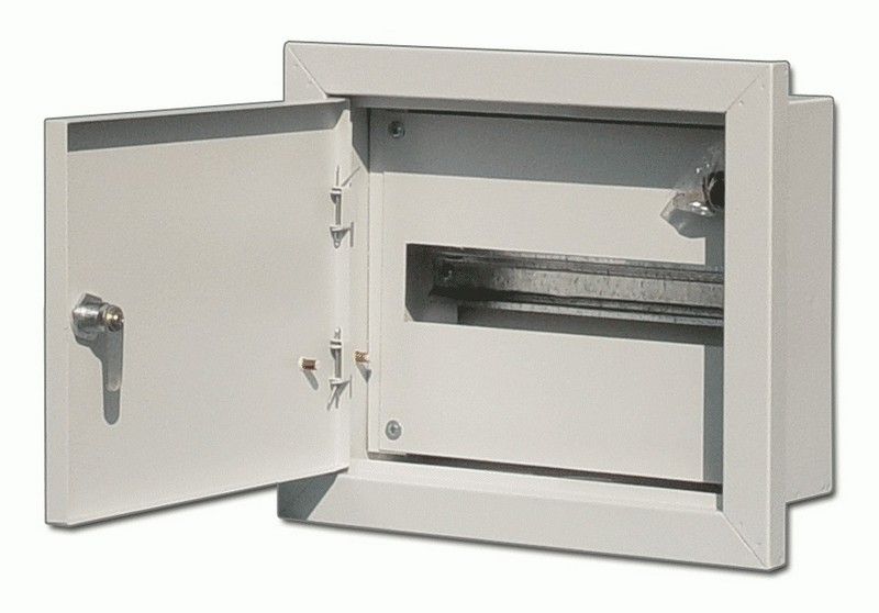 Металлические щиты и корпуса Корпус металлический Dekraft ЩРВ-12 280х330х120 12 мод. IP31 30101DEK 