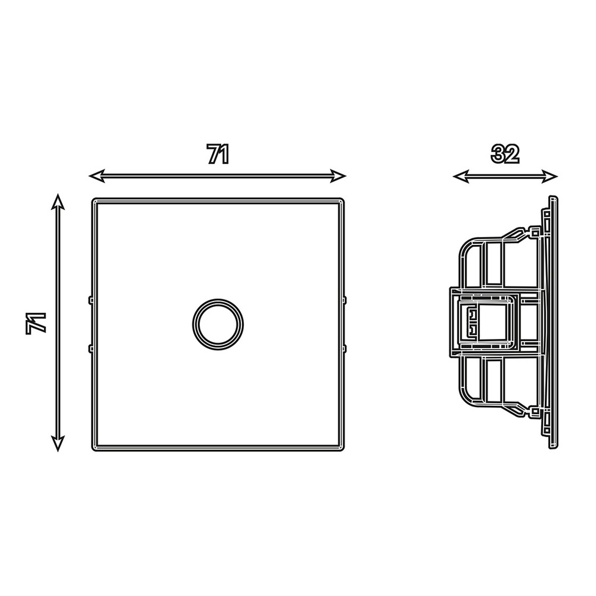 Мия - Розетки и выключатели Stekker Розетка телевизионная 1-местная STEKKER Мия RST00-3108-05 черный бархат 50449