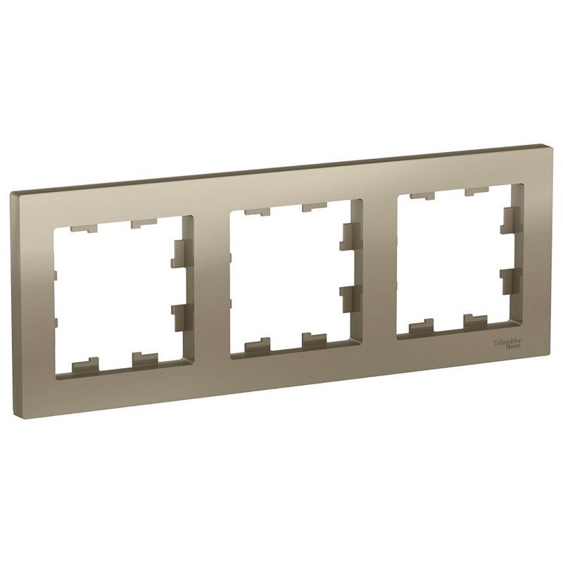 AtlasDesign Шампань Рамка Systeme Electric AtlasDesign Шампань 3-ая, универсальная ATN000503