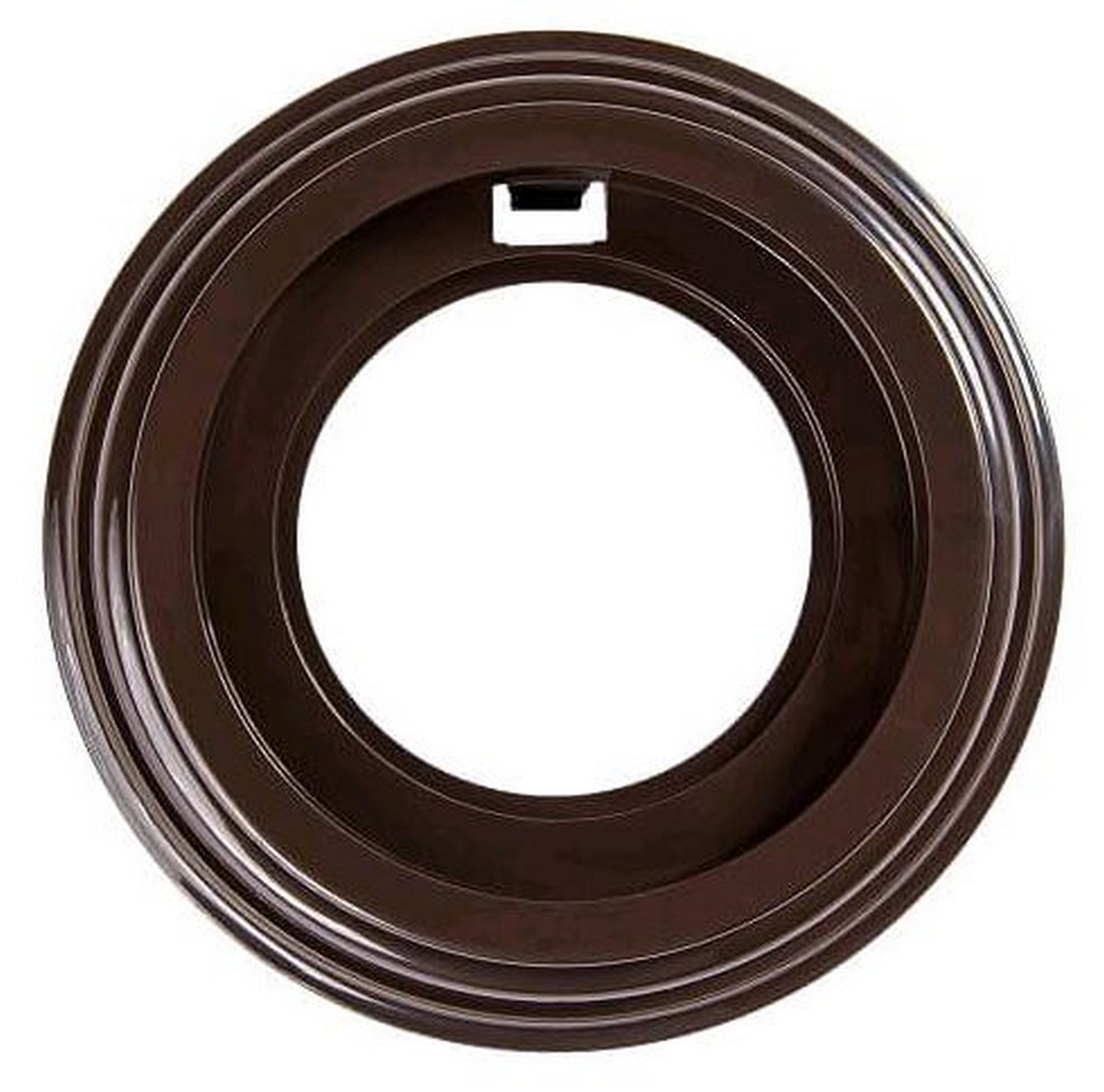 Bironi Лизетта - Ретро розетки и выключатели Рамка BIRONI Лизетта Пластик Коричневый 1-ая BF1-610-22