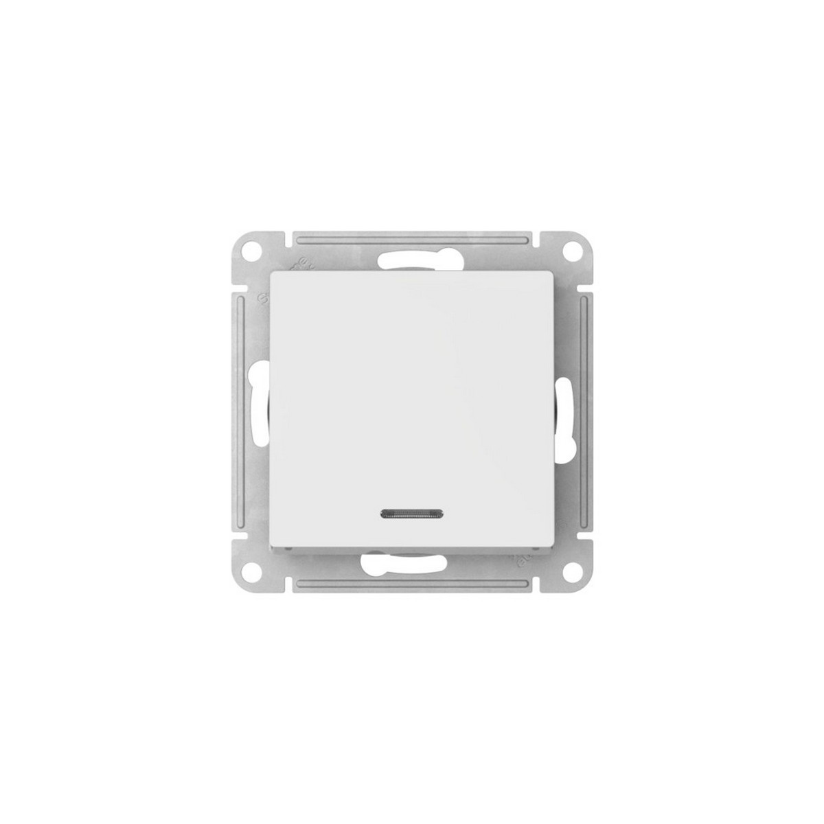 AtlasDesign Белый Переключатель SE AtlasDesign Белый 1-кл с подсветкой быстрозажим. клем. ATN000163S