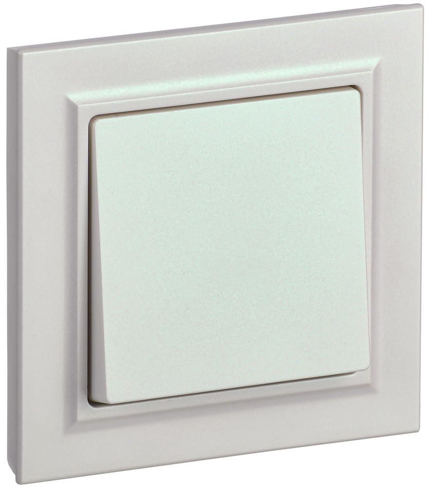 IEK Brite Жемчуг Выключатель IEK BRITE Жемчуг 1-кл. 10А в сборе ВСР10-1-0-БрЖ BR-V10-0-10-K36-F