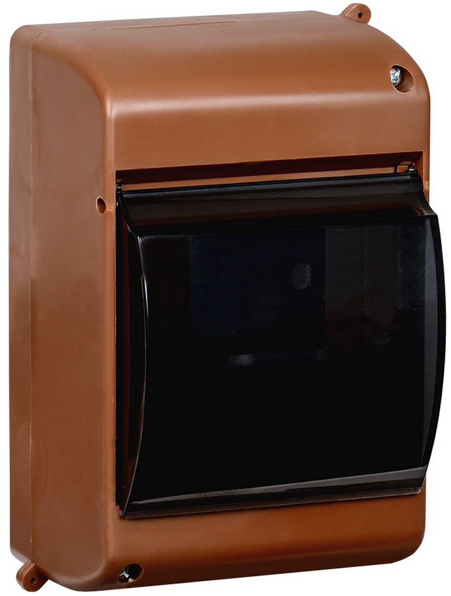 Пластиковые боксы и щиты IEK Корпус пластиковый IEK KREPTA 3 КМПн 2/4 IP30 дуб откр.монтаж MKP42-N-04-30-12-D