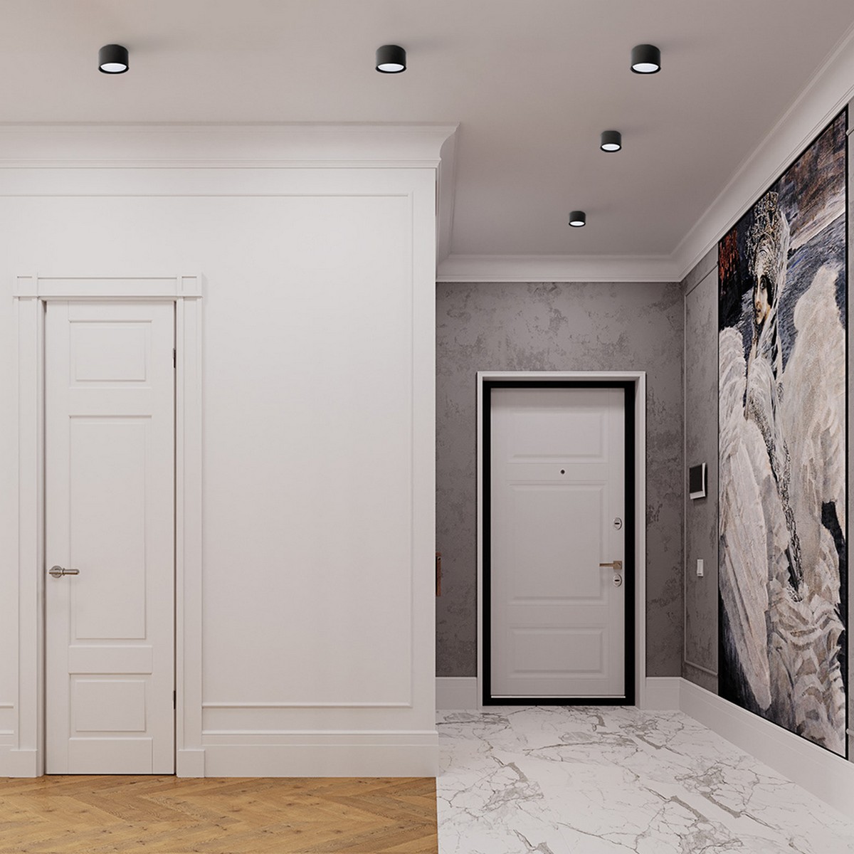 Светильники споты светодиодные Светильник спот потолочный Feron HL359 12W GX53 белый 41990 