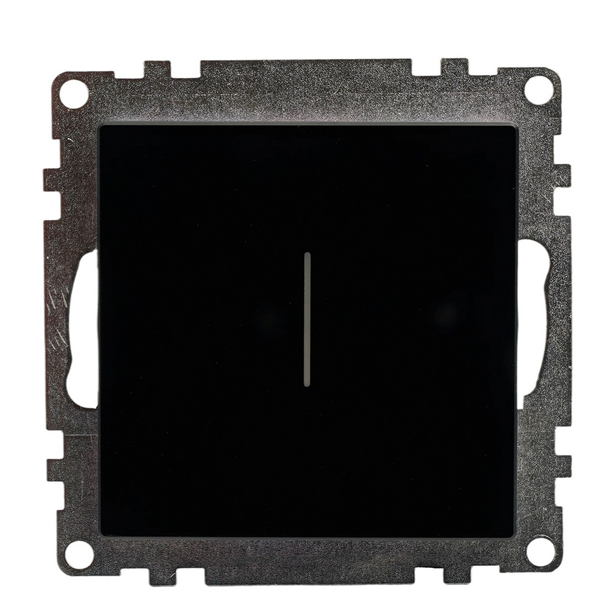 Катрин - Розетки и выключатели Stekker Выключатель 1-клавишный STEKKER сенсорный Катрин черный 50272