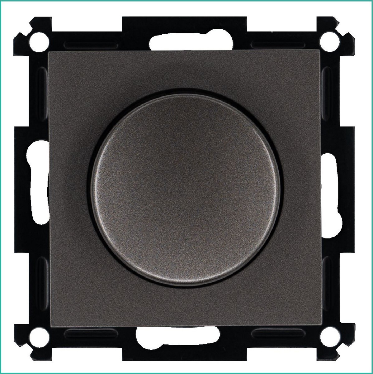 JASMART G - розетки и выключатели Универсальный диммер JASMART 3-500 Вт Led 3-250Вт HV - 500Вт Мокко G4012Z-500RV